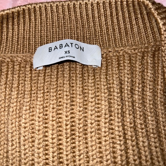 Babaton Camel Oversized Sweater in Size XS - Picture 2 of 4